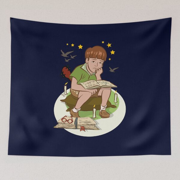 Item preview, Boy with book designed and sold by vibeno1.