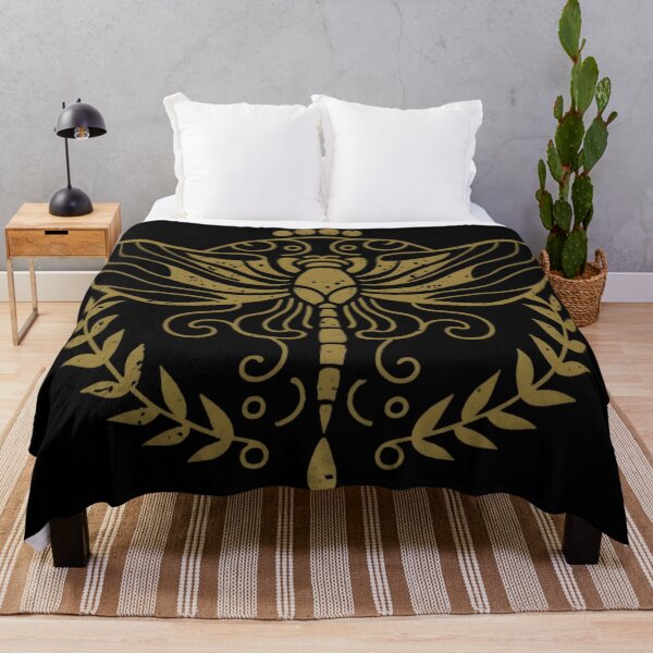 Item preview, Dragonfly Golden Grunge Logo designed and sold by DragonRealms.