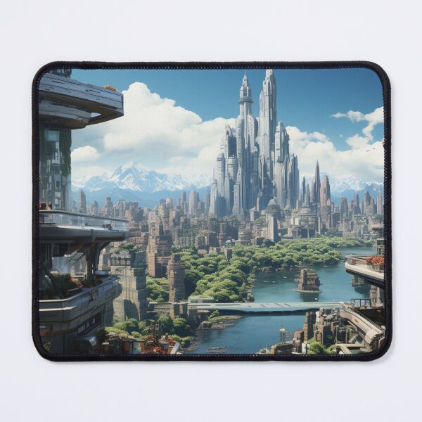 Item preview, Unique Original Landscape Artwork Realism Painting Realistic Cityscapes C109-1 designed and sold by MPCFICTION.