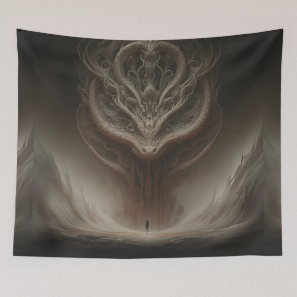 Item preview, the little man against the giant man-eating virus monster designed and sold by Fantasymachine.