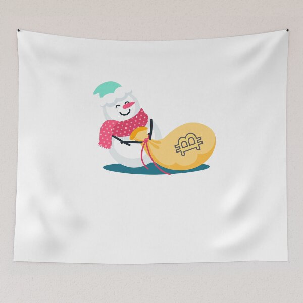 Item preview, Crypto Christmas Snowman  designed and sold by DabGraphic.