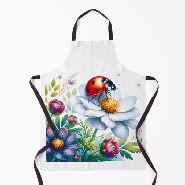 Artikelvorschau, Ein Marienkäfer auf schönen Blumen entworfen und verkauft von CreativeSparkzz.