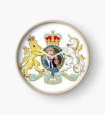 Prince Harry and Meghan Markle Clock