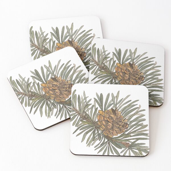 Item preview, Pinecone on Branch designed and sold by Lisa Neuman Watercolors.