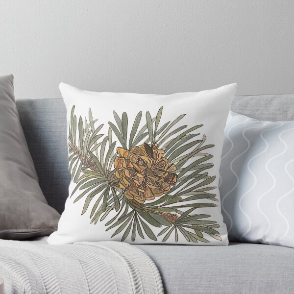 Item preview, Pinecone on Branch designed and sold by Lisa Neuman Watercolors.