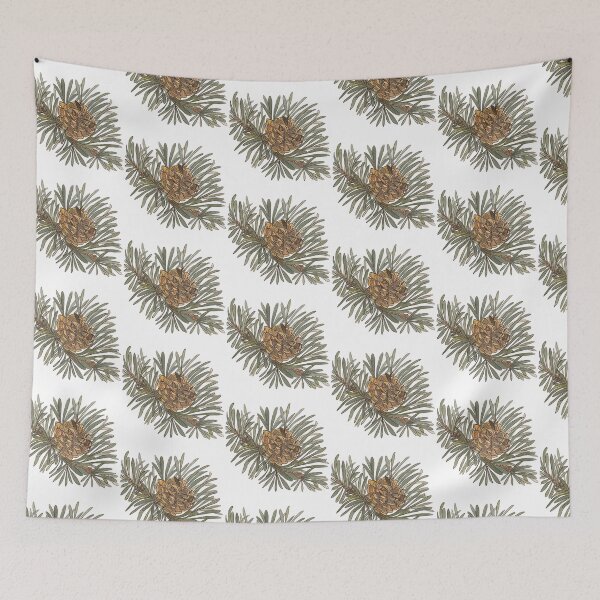 Item preview, Pinecone on Branch designed and sold by Lisa Neuman Watercolors.