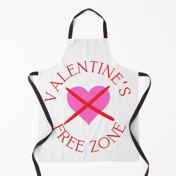 Item preview, Valentine's free zone - white background designed and sold by Starlett Designs.