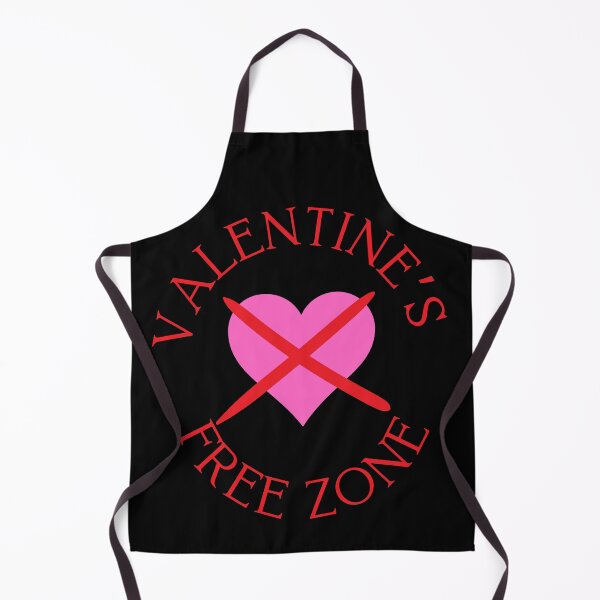 Item preview, Valentine's free zone - black background designed and sold by Starlett Designs.