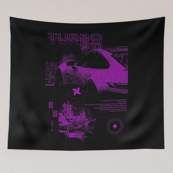 Item preview, Brutalist Y2K Aesthetics Sports Car Urbanism Streetwear Turbo 911 designed and sold by PVSKI.