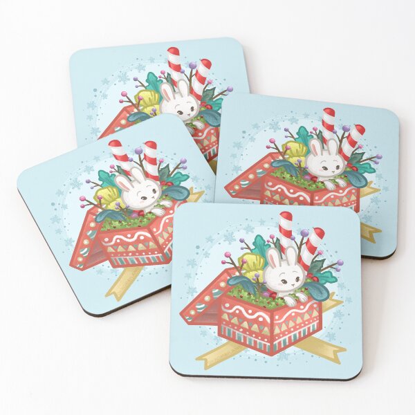 Item preview, Bunny Christmas Gift designed and sold by Khotekmei.