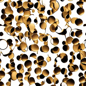Artwork thumbnail, Metallic Pattern: Gold Pattern by CreativeSparkzz