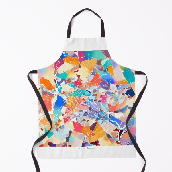 Item preview, Berlin Germany City Map - Tropical Rainbow Scheme designed and sold by StylishStacks.