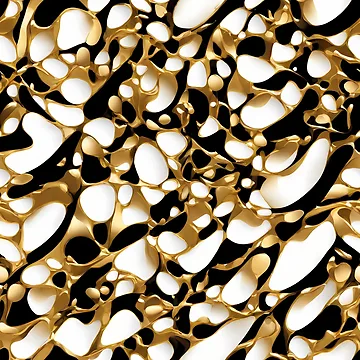Artwork thumbnail, Metallic Pattern: Gold Pattern by CreativeSparkzz