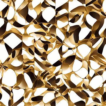 Artwork thumbnail, Metallic Pattern: Gold Pattern by CreativeSparkzz