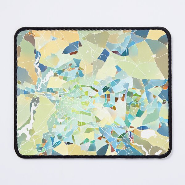Item preview, Berlin Germany City Map - Pastel Color Scheme designed and sold by StylishStacks.
