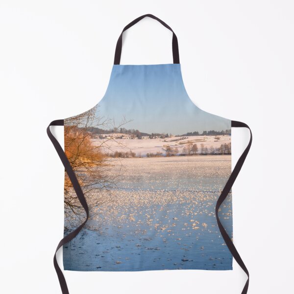 Item preview, Winter Dusk over Lake Rieg designed and sold by Kasia Design.
