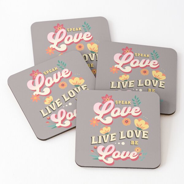 Item preview, Speak love, live love, be love designed and sold by BlueGoldArt.