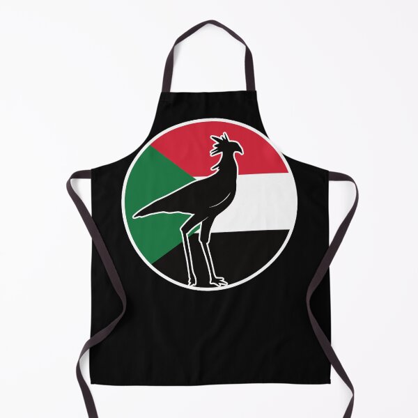 Item preview, Sudan Secretarybird Secretary bird Sudanese National Animal Flag designed and sold by FlagX.