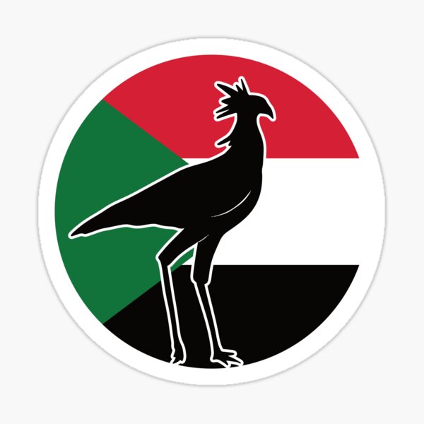 Sudan Independence Day Long Sleeve Shirt with Sudanese Secretary Bird LT01