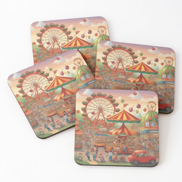 Item preview, Tomato Town Fest | A Whimsical Carnival of Colorful Tomato Designs and Joyful Veggie Celebrations designed and sold by VeggiPower.