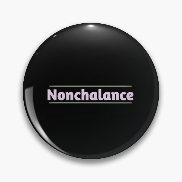 Item preview, Nonchalance text pastel colors designed and sold by vibeno1.