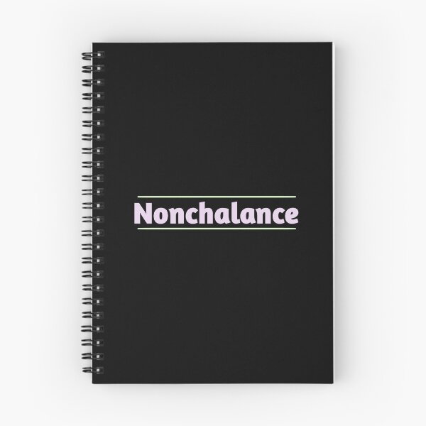 Item preview, Nonchalance text pastel colors designed and sold by vibeno1.