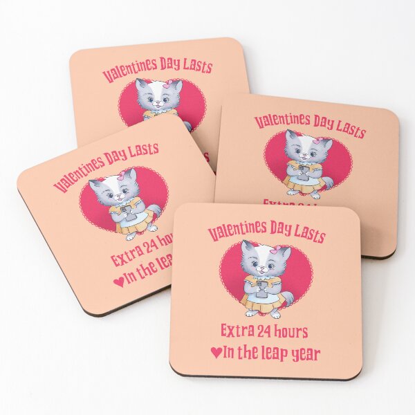 Item preview, Valentines Day lasts extra 24 hours in the leap year designed and sold by ButterflyDsgns6.