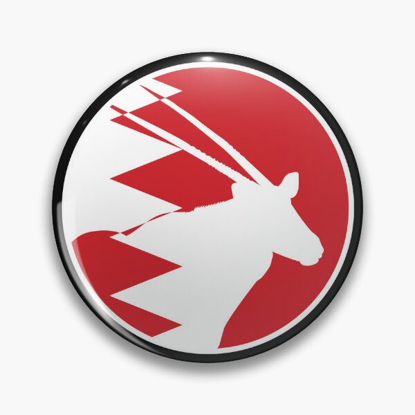 Item preview, Bahrain Arabian oryx Bahraini National Animal Flag designed and sold by FlagX.