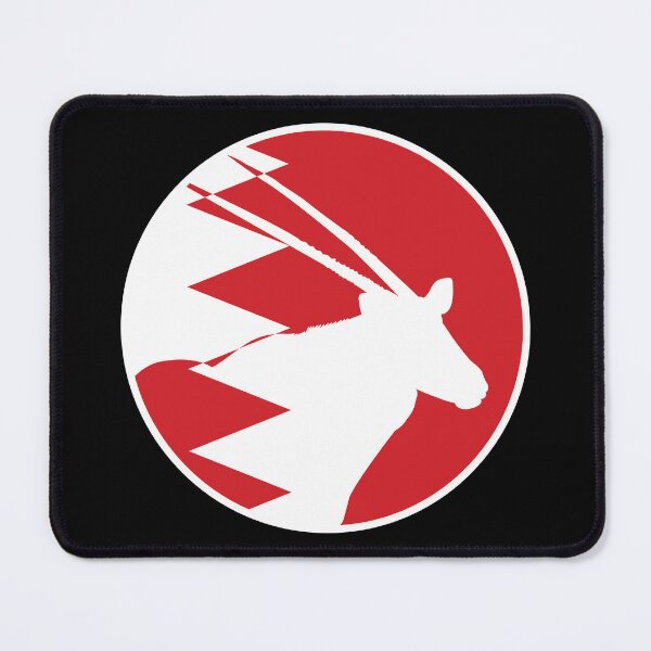 Item preview, Bahrain Arabian oryx Bahraini National Animal Flag designed and sold by FlagX.