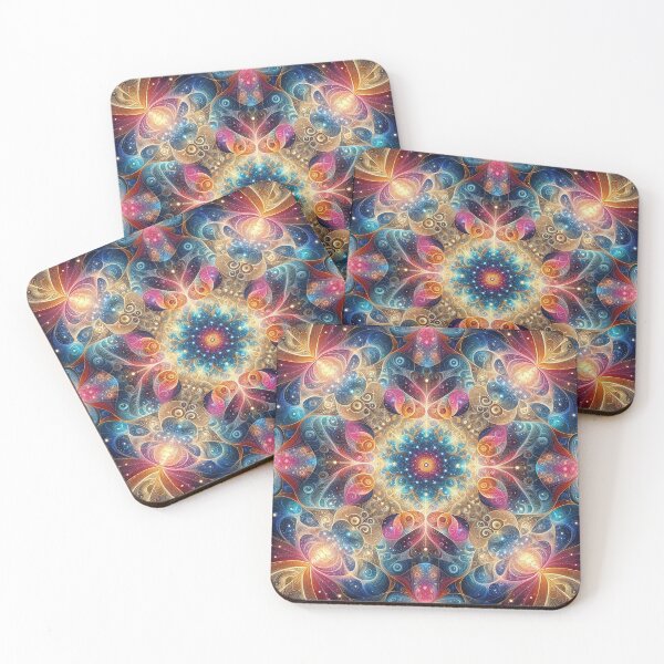 Item preview, Fractal - Coloured Tile Two designed and sold by Cizzit.