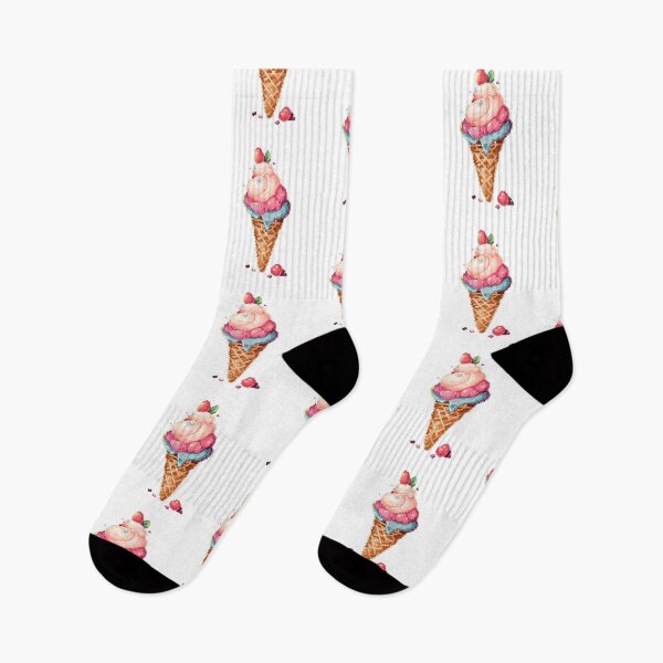 Item preview, Cute Strawberry Ice Cream- Pixel art designed and sold by octoboobs.
