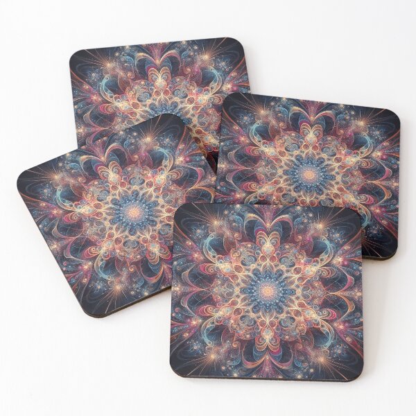 Item preview, Fractal - Coloured Tile Three designed and sold by Cizzit.