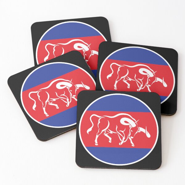 Item preview, Cambodia Kouprey Cambodian National Animal Flag designed and sold by FlagX.