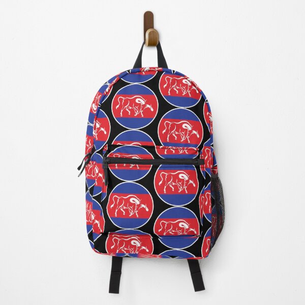 Item preview, Cambodia Kouprey Cambodian National Animal Flag designed and sold by FlagX.