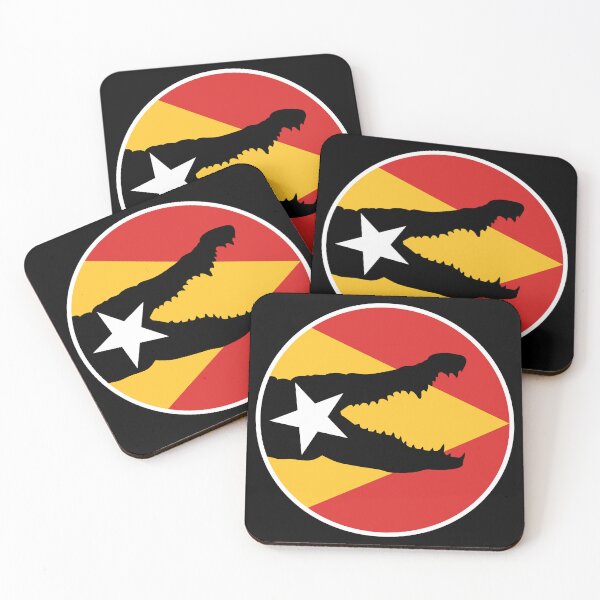 Item preview, East Timor Crocodile Timorese National Animal Flag designed and sold by FlagX.