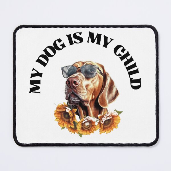 Item preview, labrador Love: A puppy portrait with a loving message MY DOG IS MY CHILD designed and sold by coserkan.