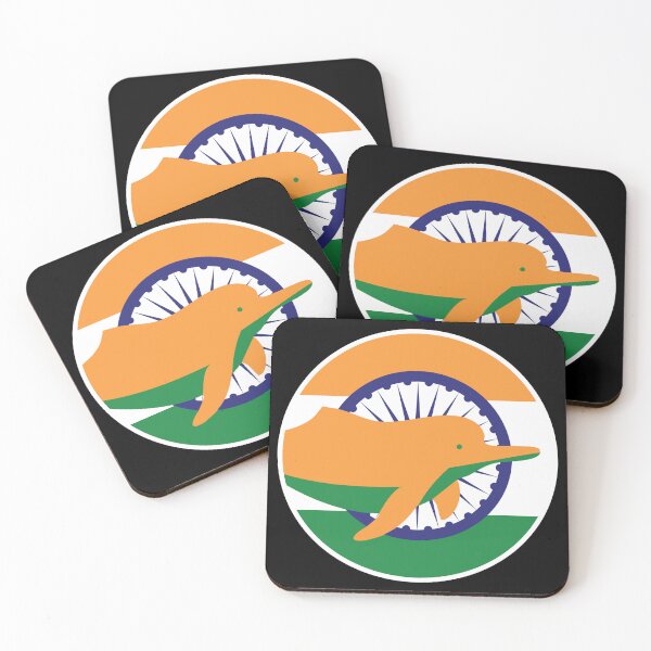 Item preview, India River dolphin Indian National Animal Flag designed and sold by FlagX.