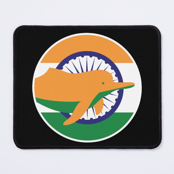 Item preview, India River dolphin Indian National Animal Flag designed and sold by FlagX.