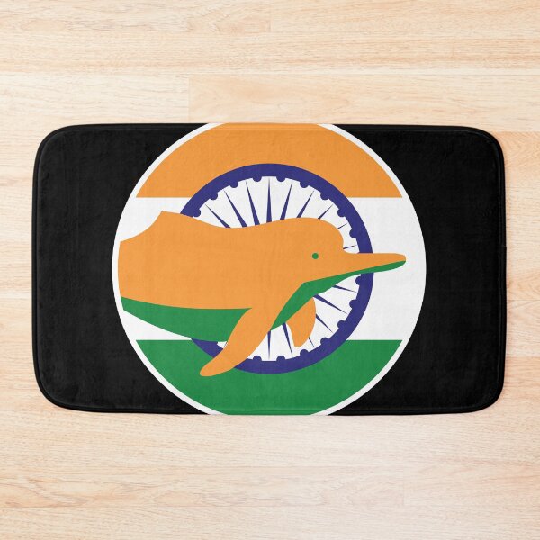 Item preview, India River dolphin Indian National Animal Flag designed and sold by FlagX.