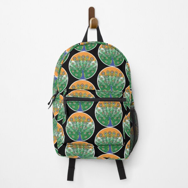 Item preview, India Peafowl Indian National Animal Flag designed and sold by FlagX.