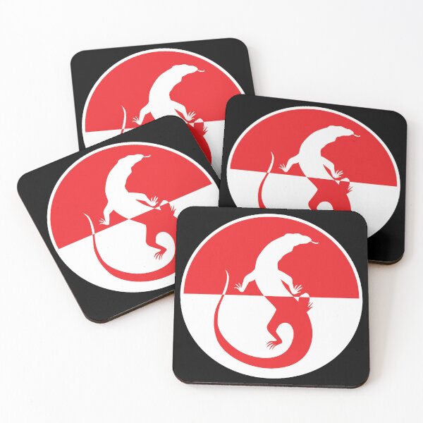 Item preview, Indonesia Komodo dragon Monitor Indonesian National Animal Flag designed and sold by FlagX.