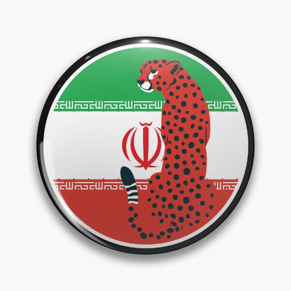 Item preview, Iran Cheetah Iranian National Animal Flag designed and sold by FlagX.