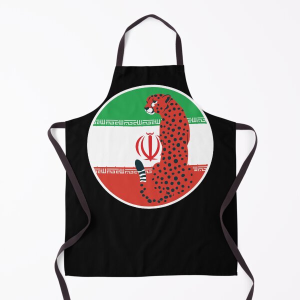 Item preview, Iran Cheetah Iranian National Animal Flag designed and sold by FlagX.