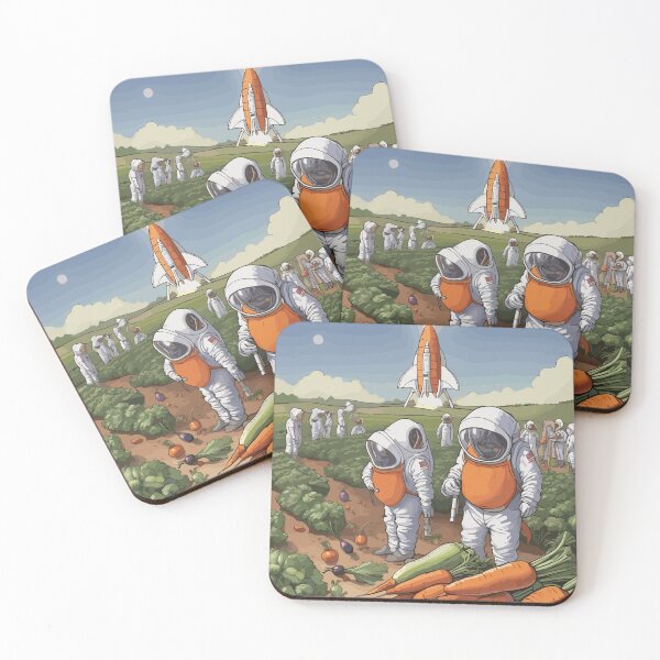 Item preview, Veggie Ventures | Hilarious Carrot Rocket Launch - Fun Veggie Art designed and sold by VeggiPower.