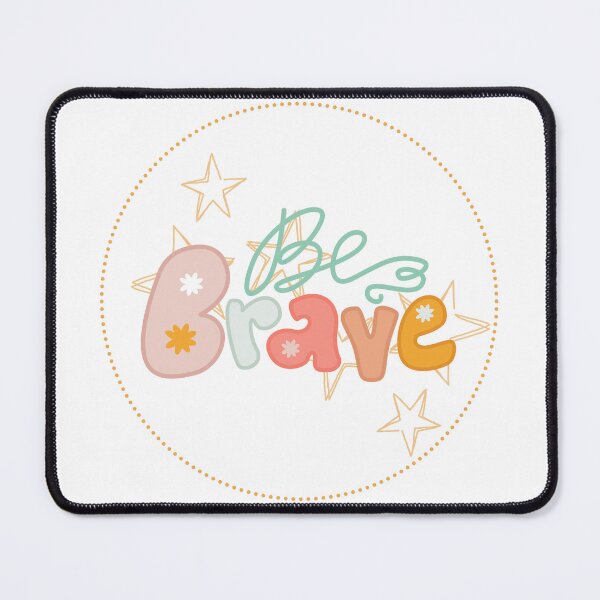 Item preview, Be Brave motivational sticker designed and sold by Valozo.