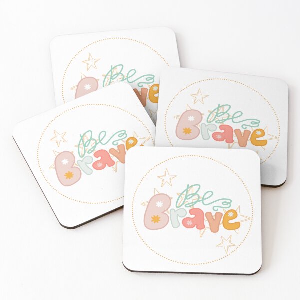 Item preview, Be Brave motivational sticker designed and sold by Valozo.