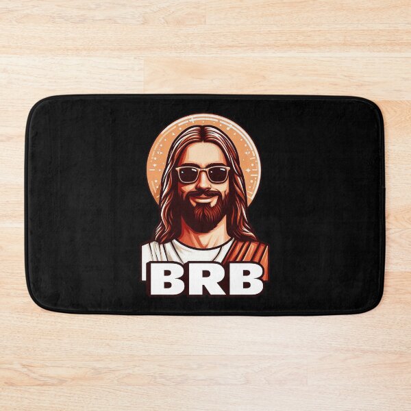 Item preview, BRB meme Jesus Christ is coming soon designed and sold by plushism.