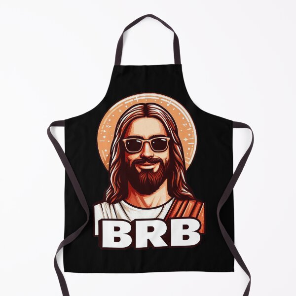Item preview, BRB meme Jesus Christ is coming soon designed and sold by plushism.