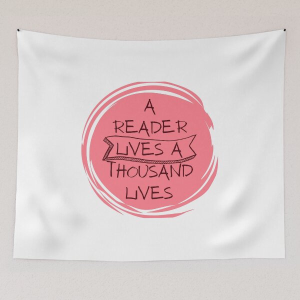 Item preview, A Reader Lives A Thousand Lives (dark) designed and sold by Ambreen09.
