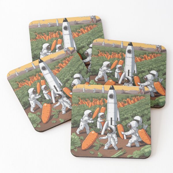 Item preview, Veggie Ventures | Hilarious Carrot Rocket Launch - Fun Veggie Art designed and sold by VeggiPower.